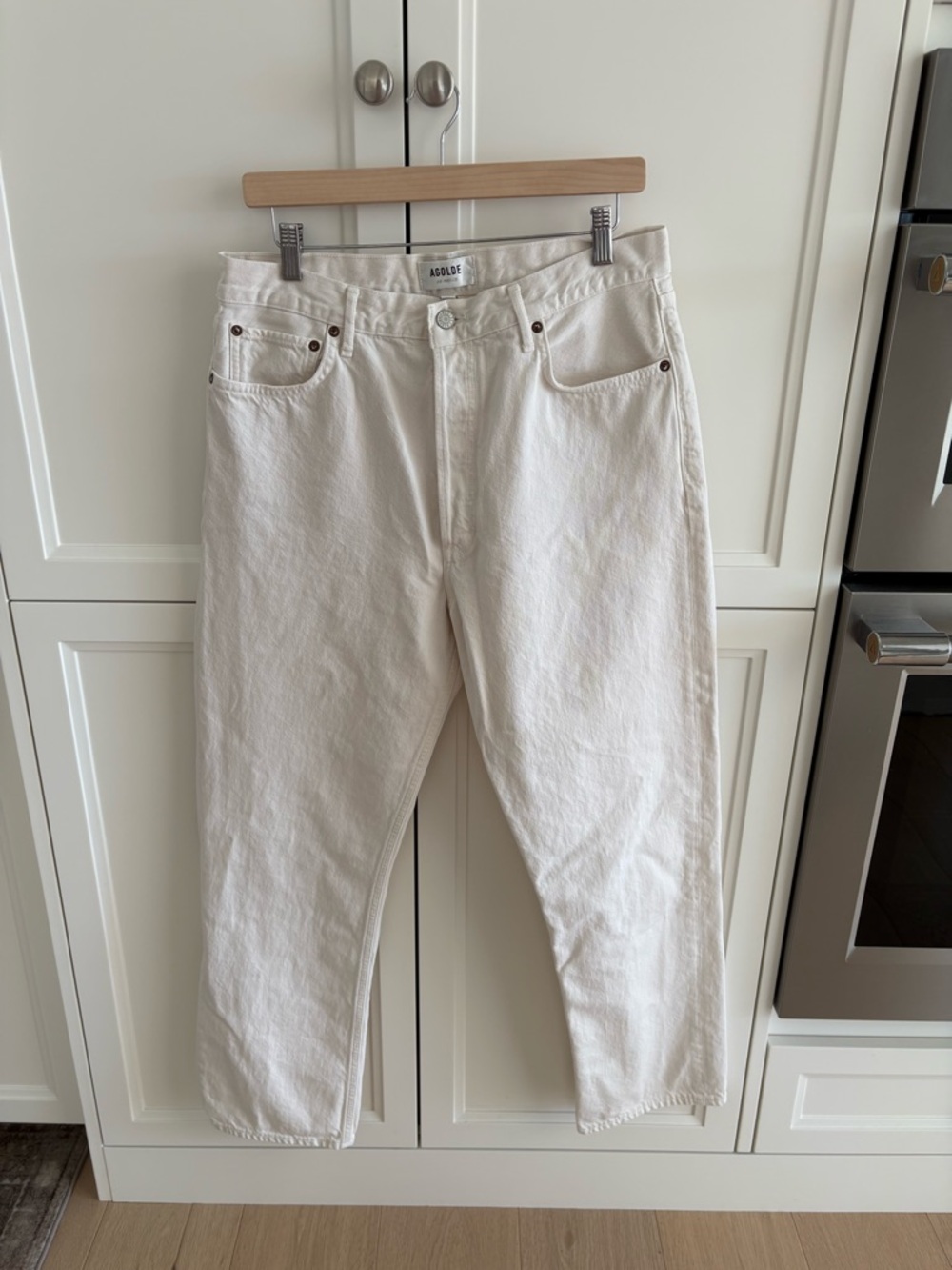 Agolde 90s Pinch Waist cream Straight Leg Women's Jeans